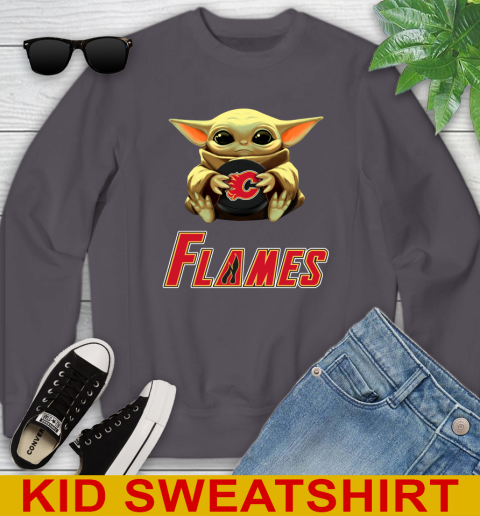 NHL Hockey Calgary Flames Star Wars Baby Yoda Shirt 118