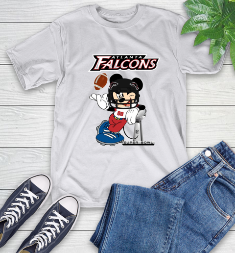 NFL Atlanta Falcons Mickey Mouse Disney Super Bowl Football T Shirt T-Shirt 12