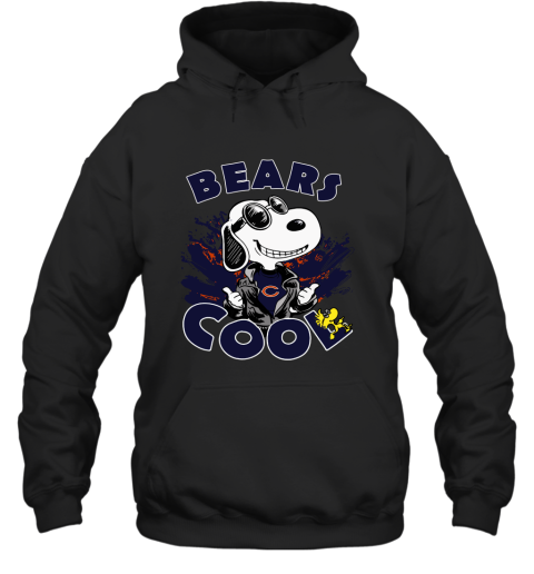 Chicago Bears Snoopy Joe Cool We're Awesome Hoodie