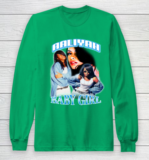 Aaliyah T Shirt Baby Girl Long Sleeve T-Shirt 4
