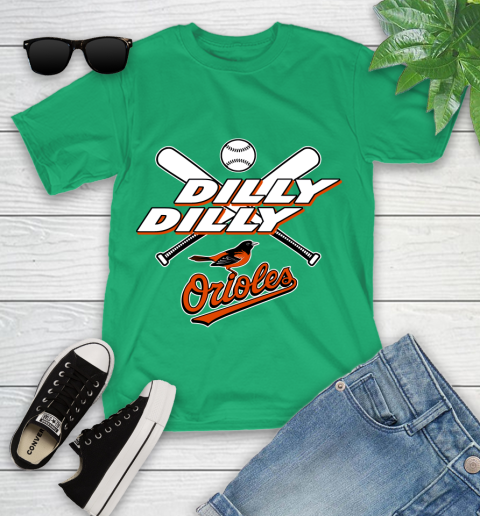 MLB Baltimore Orioles Dilly Dilly Baseball Sports Youth T-Shirt 6