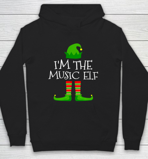 I m the Music Elf Family Matching Christmas Pajama Gifts Hoodie
