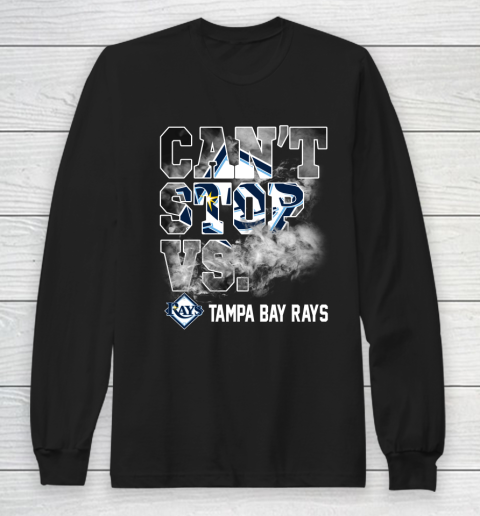 MLB Tampa Bay Rays Baseball Can't Stop Vs Rays Long Sleeve T-Shirt