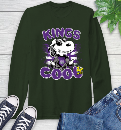 NBA Basketball Sacramento Kings Cool Snoopy Shirt Long Sleeve T-Shirt 6
