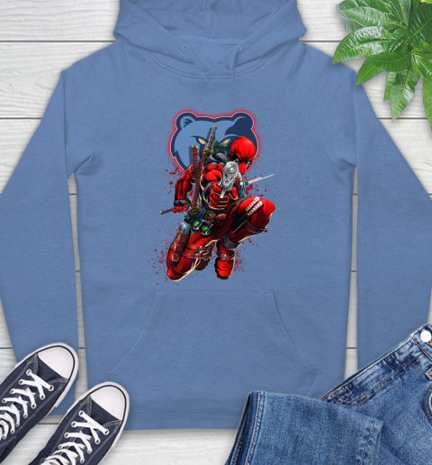 NBA Deadpool Marvel Comics Sports Basketball Memphis Grizzlies Hoodie 11