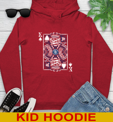 San Diego Padres MLB Baseball The King Of Spades Death Cards Shirt Youth Hoodie 11