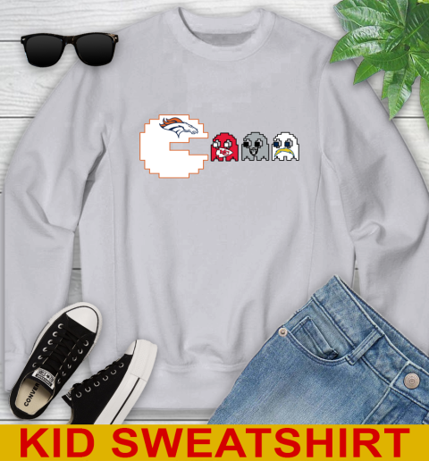 Denver Broncos NFL Football Pac Man Champion Youth Sweatshirt 4