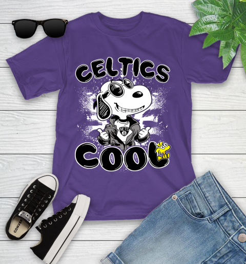 NBA Basketball Brooklyn Nets Cool Snoopy Shirt Youth T-Shirt 3