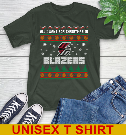 NBA All I Want For Christmas Is Portland Trail Blazers Basketball Sports 6