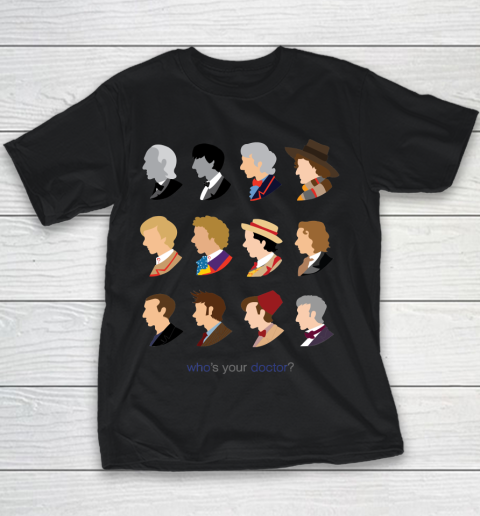 Doctor Who Shirt Who's Your Doctor Youth T-Shirt