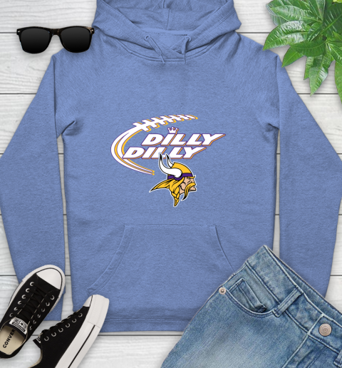 NFL Minnesota Vikings Dilly Dilly Football Sports Youth Hoodie 12