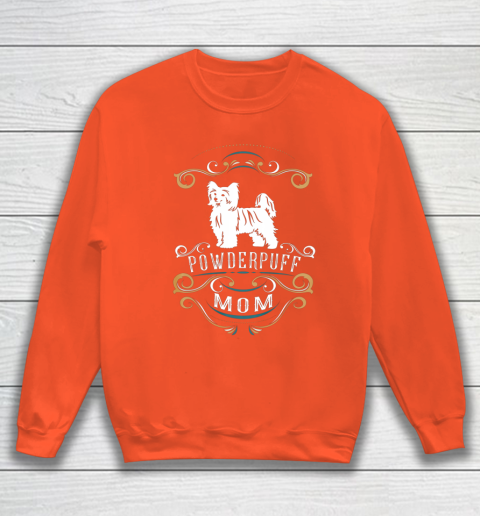 Dog Mom Shirt Powderpuff Mom Chinese Crested Dog Sweatshirt 3