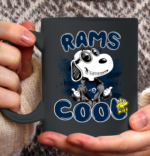 NFL Football Los Angeles Rams Cool Snoopy Shirt Ceramic Mug 11oz