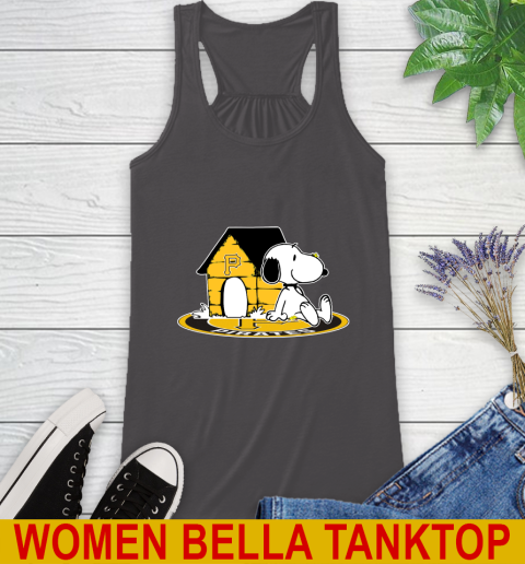 MLB Baseball Pittsburgh Pirates Snoopy The Peanuts Movie Shirt Racerback Tank 12