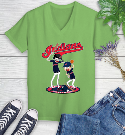 MLB Cleveland Indians Rick And Morty Baseball 87