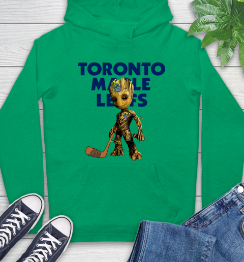 Toronto Maple Leafs NHL Hockey Groot Marvel Guardians Of The Galaxy Hoodie 8