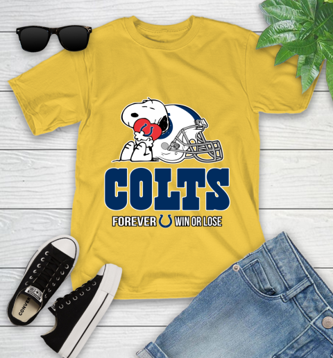 NFL The Peanuts Movie Snoopy Forever Win Or Lose Football Indianapolis Colts 110