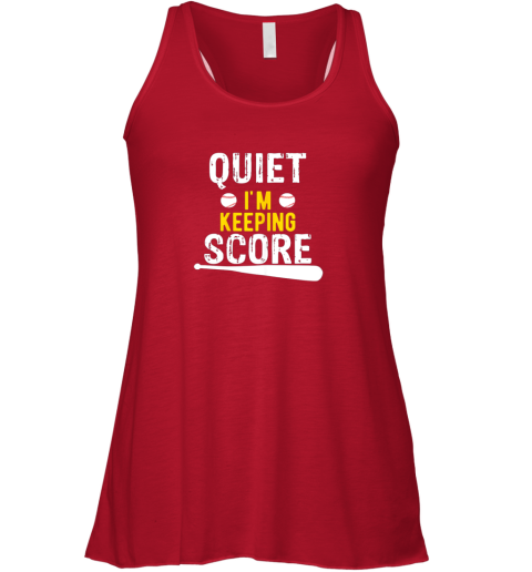 kpo3 quiet i39 m keeping score scorekeeper funny baseball flowy tank 32 front red