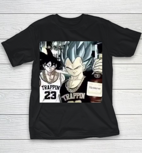 Goku and Vegeta Trappin Dragon Ball Youth T-Shirt