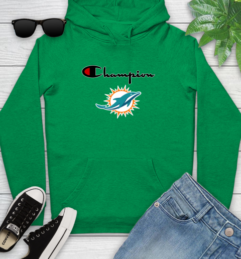 NFL Football Miami Dolphins Champion Shirt Youth Hoodie