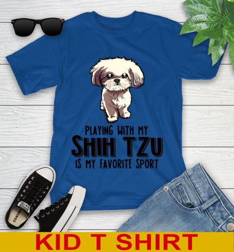 Playing with my shih tzu is my favorite sport 91