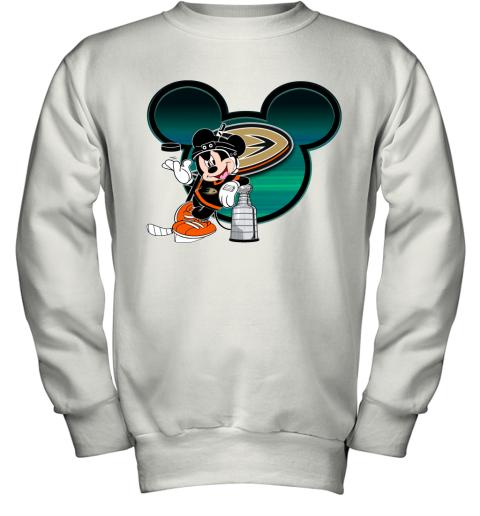 NHL Anaheim Ducks Stanley Cup Mickey Mouse Disney Hockey T Shirt