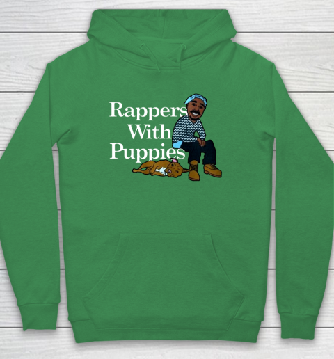 Rappers With Puppies Hoodie Tee For Sports
