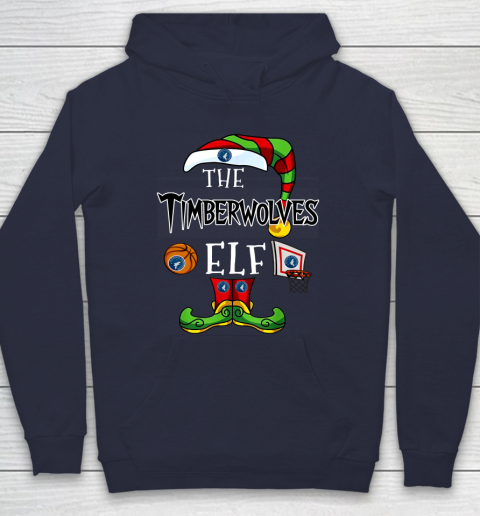 Minnesota Timberwolves Christmas ELF Funny NBA Hoodie 2