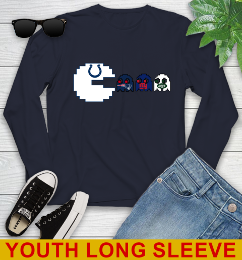 Indianapolis Colts NFL Football Pac Man Champion Youth Long Sleeve 3