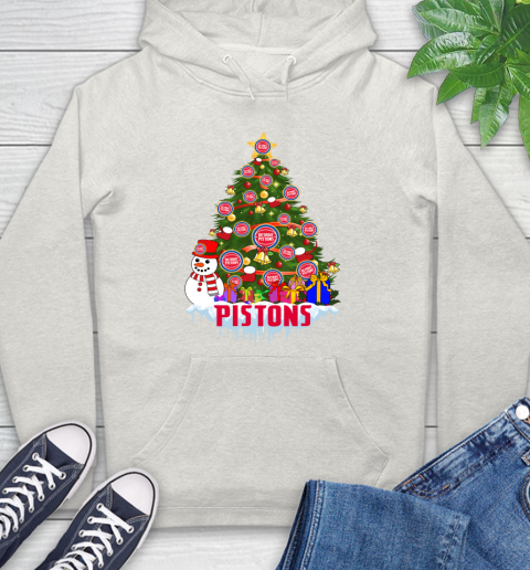 Detroit Pistons Merry Christmas NBA Basketball Sports Hoodie 12