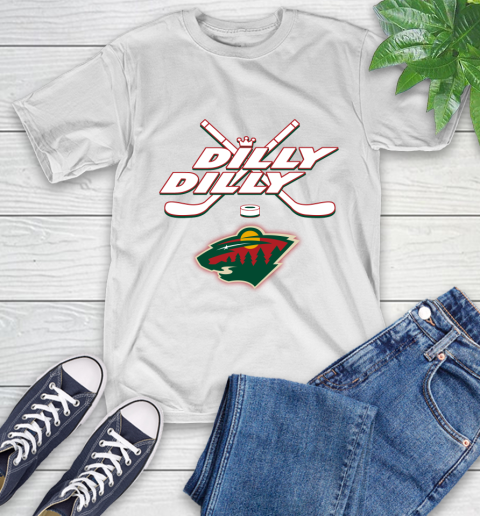 NHL Minnesota Wild Dilly Dilly Hockey Sports T-Shirt