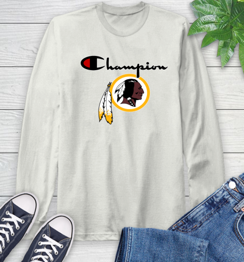 NFL Football Washington Redskins Champion Shirt Long Sleeve T-Shirt 11