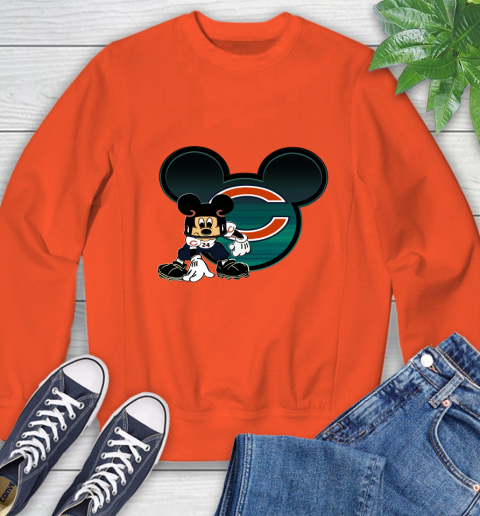 NFL Chicago Bears Mickey Mouse Disney Football T Shirt Sweatshirt 4