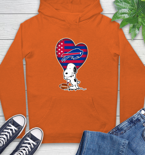 Buffalo Bills NFL Football The Peanuts Movie Adorable Snoopy Hoodie 5