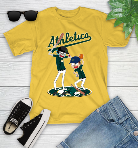 MLB Oakland Athletics Rick And Morty Baseball 110