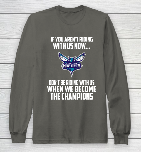 NBA Charlotte Hornets Basketball We Become The Champions Long Sleeve T-Shirt 5