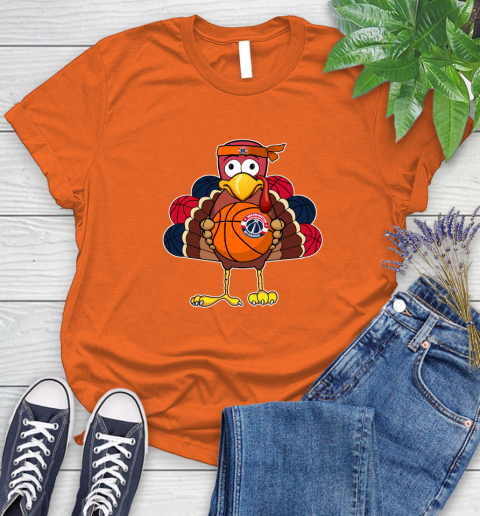 Washington Wizards Turkey thanksgiving day Women's T-Shirt 4
