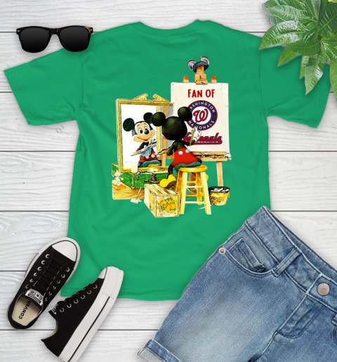 MLB Baseball Washington Nationals Mickey Drawing Shirt 100