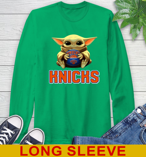 NBA Basketball New York Knicks Star Wars Baby Yoda Shirt 64
