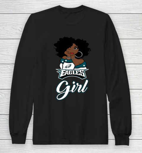 Philadelphia Eagles Girl NFL Long Sleeve T-Shirt