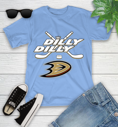 NHL Anaheim Ducks Dilly Dilly Hockey Sports Youth T-Shirt 11