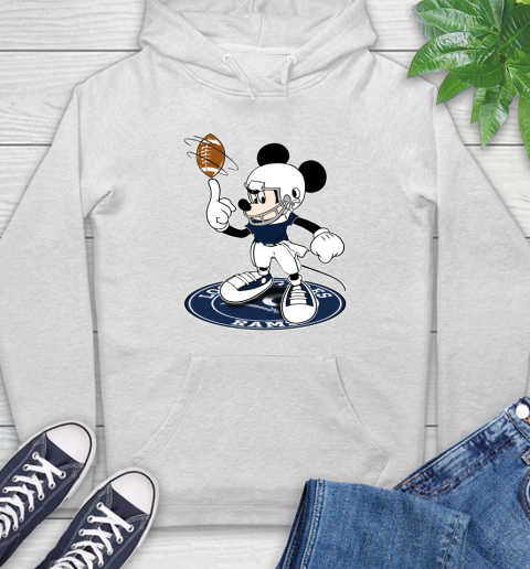 NFL Football Los Angeles Rams Cheerful Mickey Disney Shirt Hoodie 2