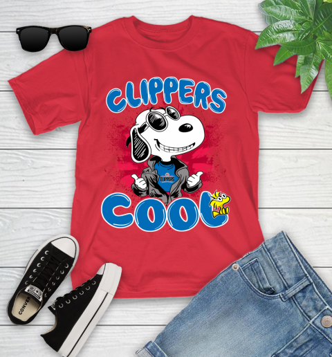 NBA Basketball LA Clippers Cool Snoopy Shirt Youth T-Shirt 11