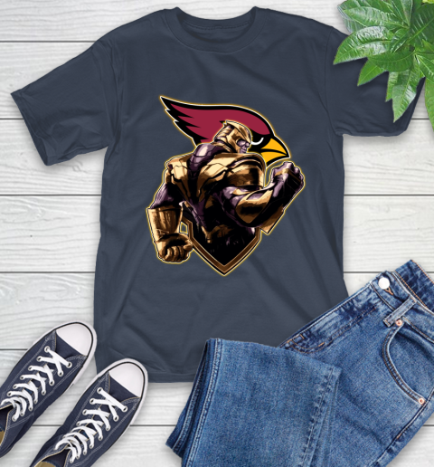 NFL Thanos Avengers Endgame Football Sports Arizona Cardinals T-Shirt 4