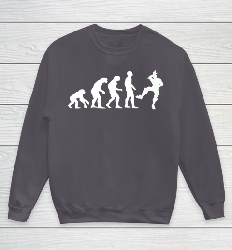 Fortnite Tshirt Human Evolution Take That L Emote Dance Youth Sweatshirt 5