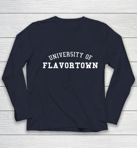 University Of Flavortown American Food Flavor Town Youth Long Sleeve 2
