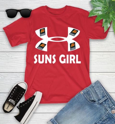 NBA Phoenix Suns Girl Under Armour Basketball Sports Youth T-Shirt 13