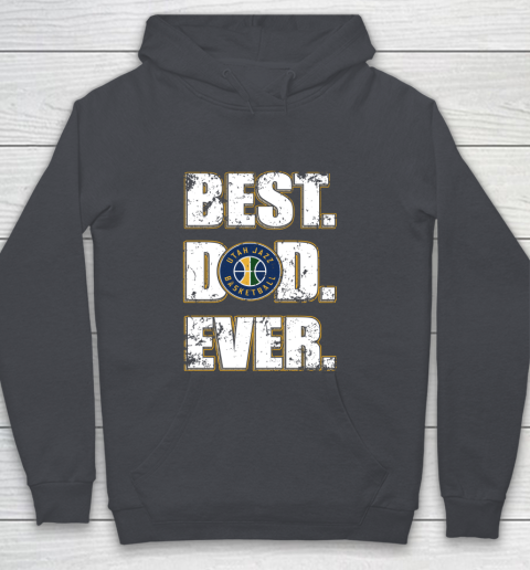 NBA Utah Jazz Basketball Best Dad Ever Family Shirt Youth Hoodie 5