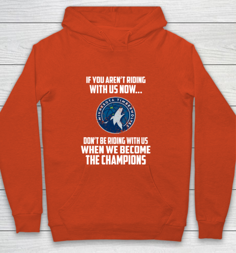 NBA Minnesota Timberwolves Basketball We Become The Champions Youth Hoodie 3