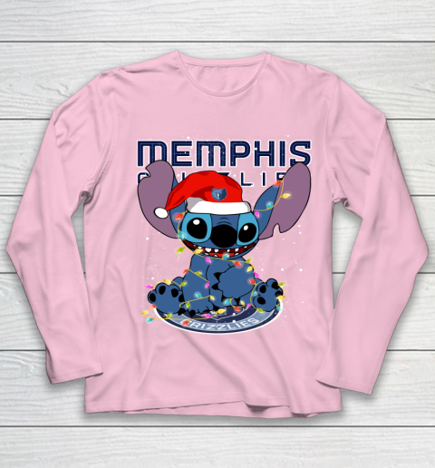 Memphis Grizzlies NBA noel stitch Basketball Christmas Youth Long Sleeve 6